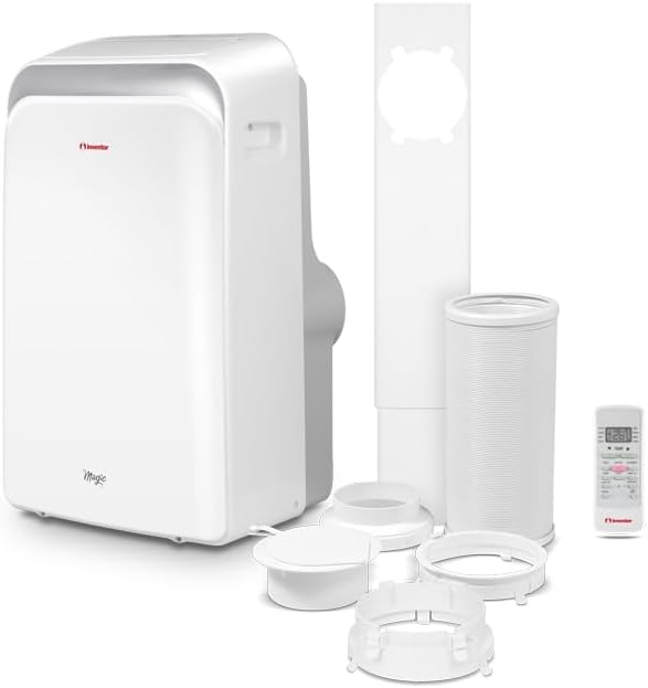 12,000 BTU Portable Air Conditioner – 5-in-1 Cooling, Heating, Fan, Dehumidifier & Timer with Remote Control and Window Kit