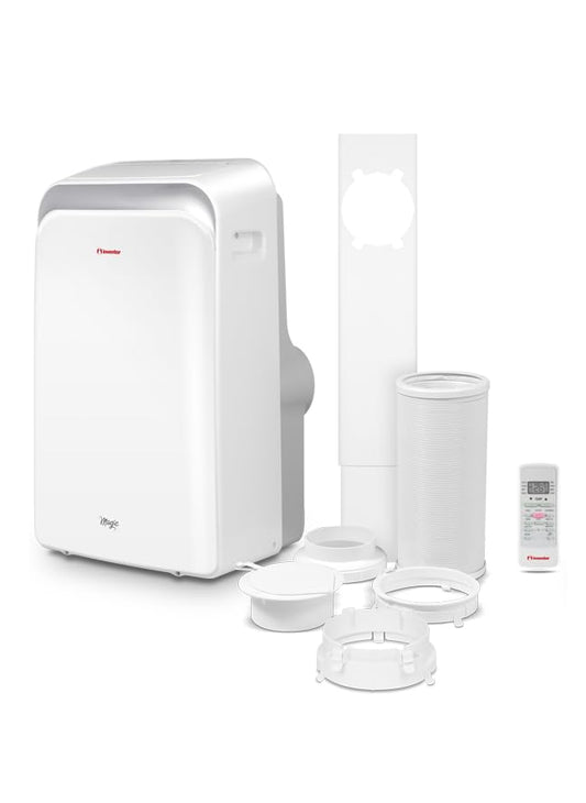 12,000 BTU Portable Air Conditioner – 5-in-1 Cooling, Heating, Fan, Dehumidifier & Timer with Remote Control and Window Kit