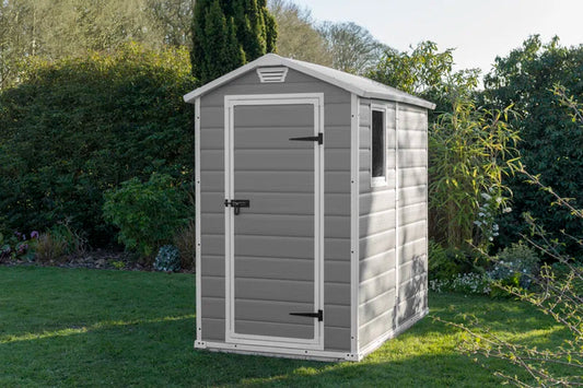 Manor 4 Ft. W X 6 Ft. D Apex Outdoor Garden Shed
