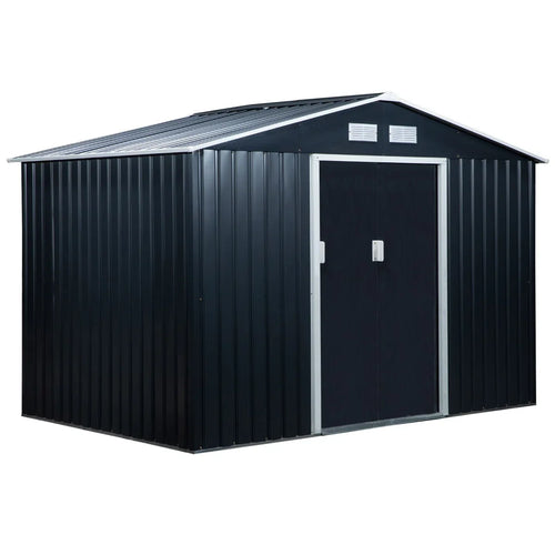 9 Ft. W X 6 Ft. D Metal Garden Shed