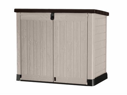 1200L Outdoor Garden Storage Shed with Wide Doors & Weatherproof Design