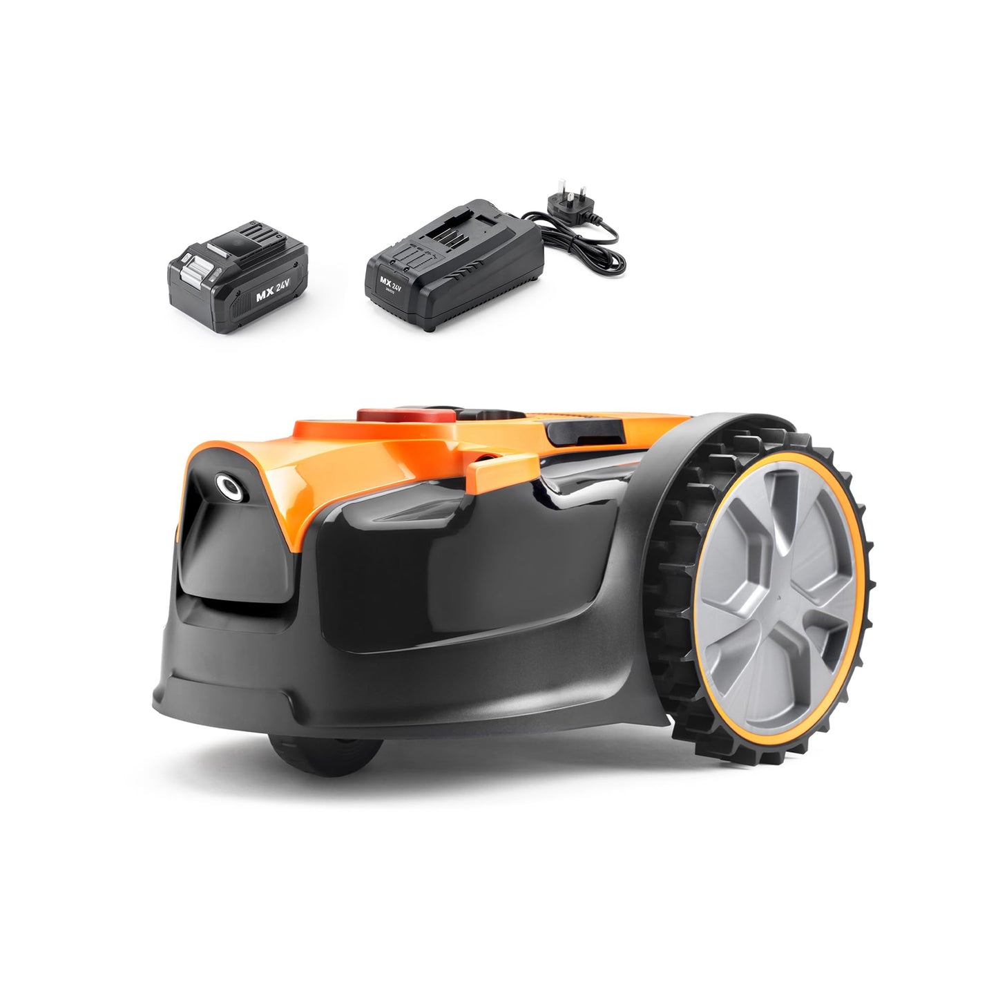 Cordless Robot Lawn Mower with Smart Sensors & Boundary-Free Operation