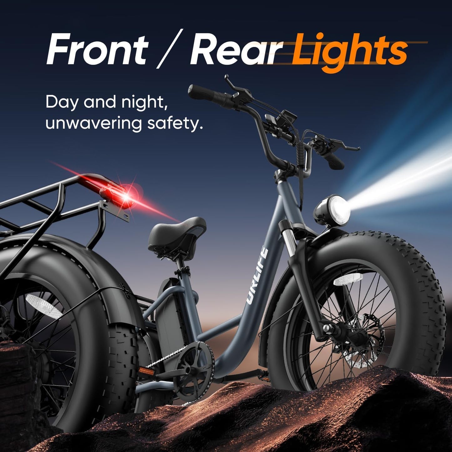 Electric Bike for Adults, 48V 15.6Ah Removable Battery, 250W Motor E-Bike, 7-Speed Electric Mountain Bike