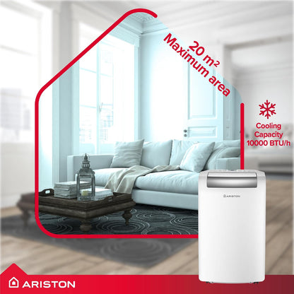 10000 BTU Portable Air Conditioner with Remote Control & A+ Energy Rating