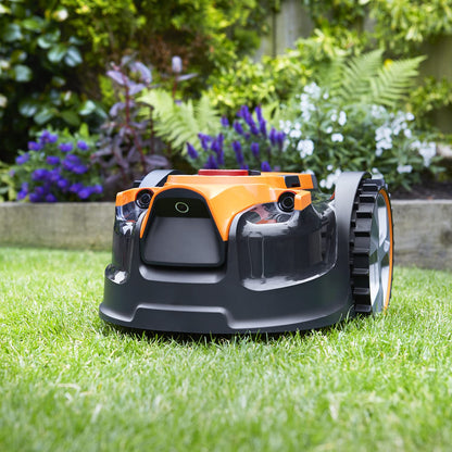 Cordless Robot Lawn Mower with Smart Sensors & Boundary-Free Operation