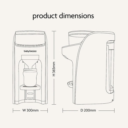 Automatic Baby Formula Dispenser with Adjustable Temperature & Bottle Size