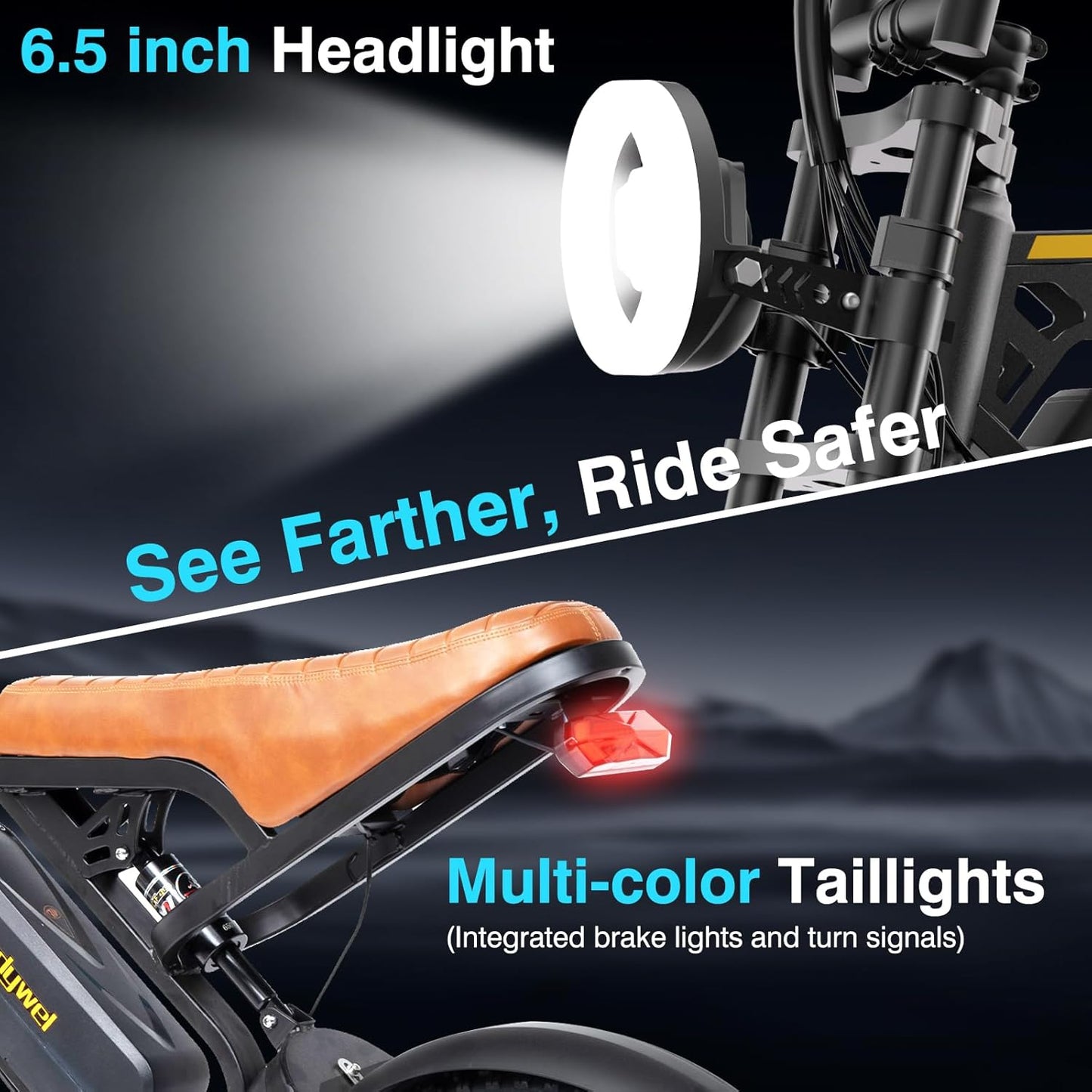 Electric Bike for Adults, 48V 13.5Ah Removable Battery, 250W Brushless Motor E-Bike with LCD Display