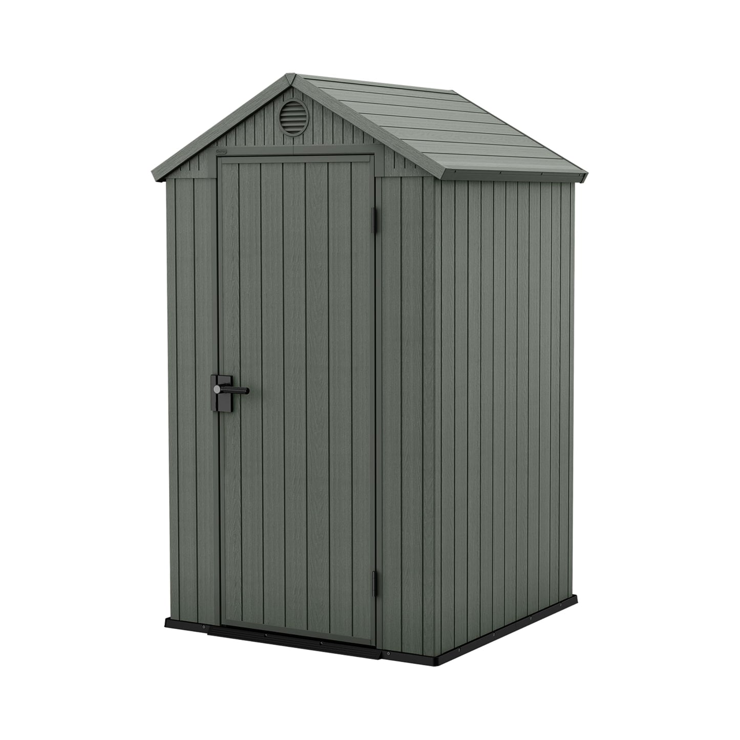 6 x 4 ft Outdoor Garden Storage Shed with Double Doors, Floor & Ventilation