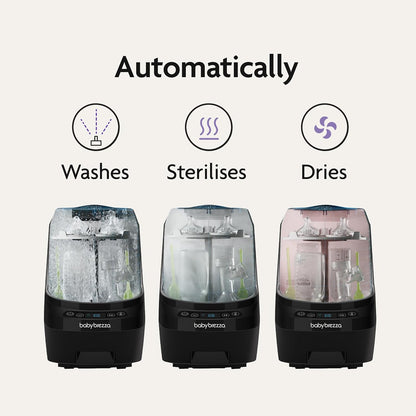 Automatic Baby Bottle Washer, Steriliser & Dryer for Bottles and Accessories