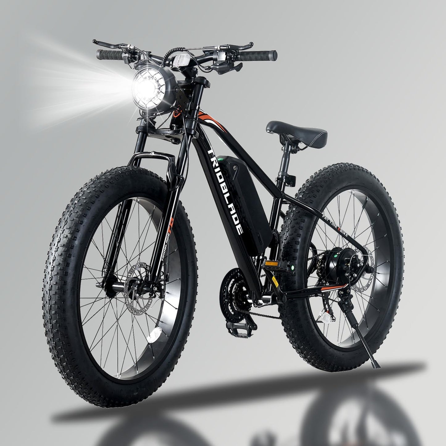 Electric Bike for Adults, Fat Tire Electric Mountain Bike with 250W Motor, 36V 10.4Ah Battery,