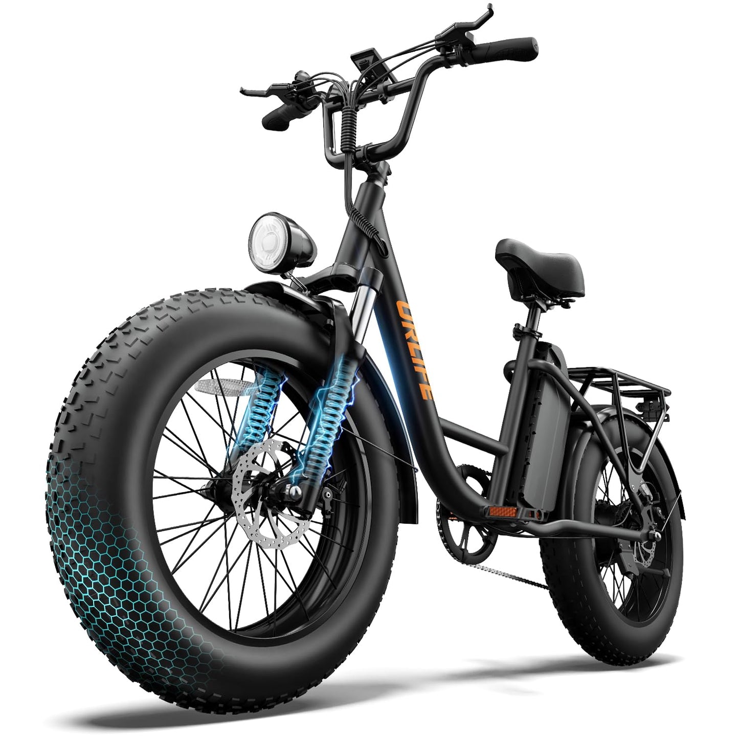 Electric Bike for Adults, 48V 15.6Ah Removable Battery, 250W Motor E-Bike, 7-Speed Electric Mountain Bike