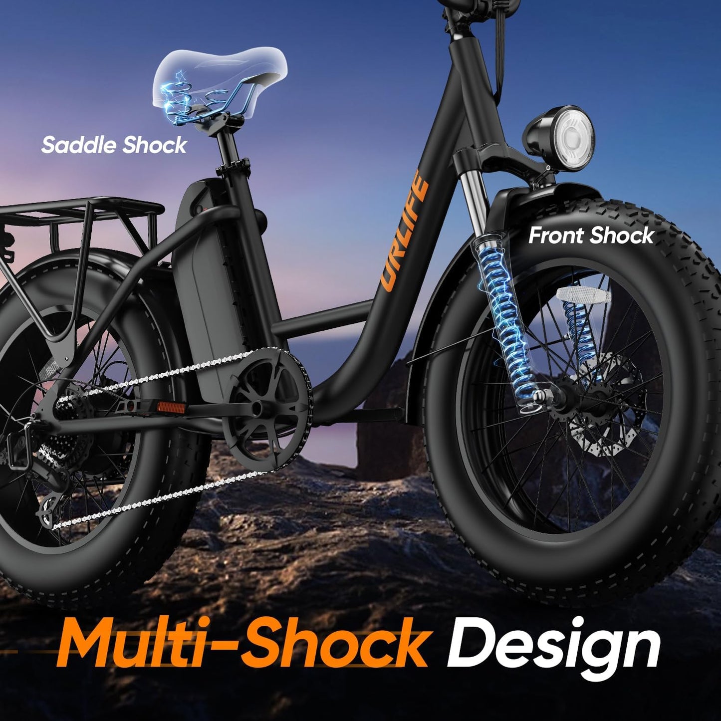 Electric Bike for Adults, 48V 15.6Ah Removable Battery, 250W Motor E-Bike, 7-Speed Electric Mountain Bike