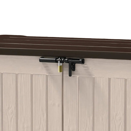 1200L Storage Shed - Beige / Brown