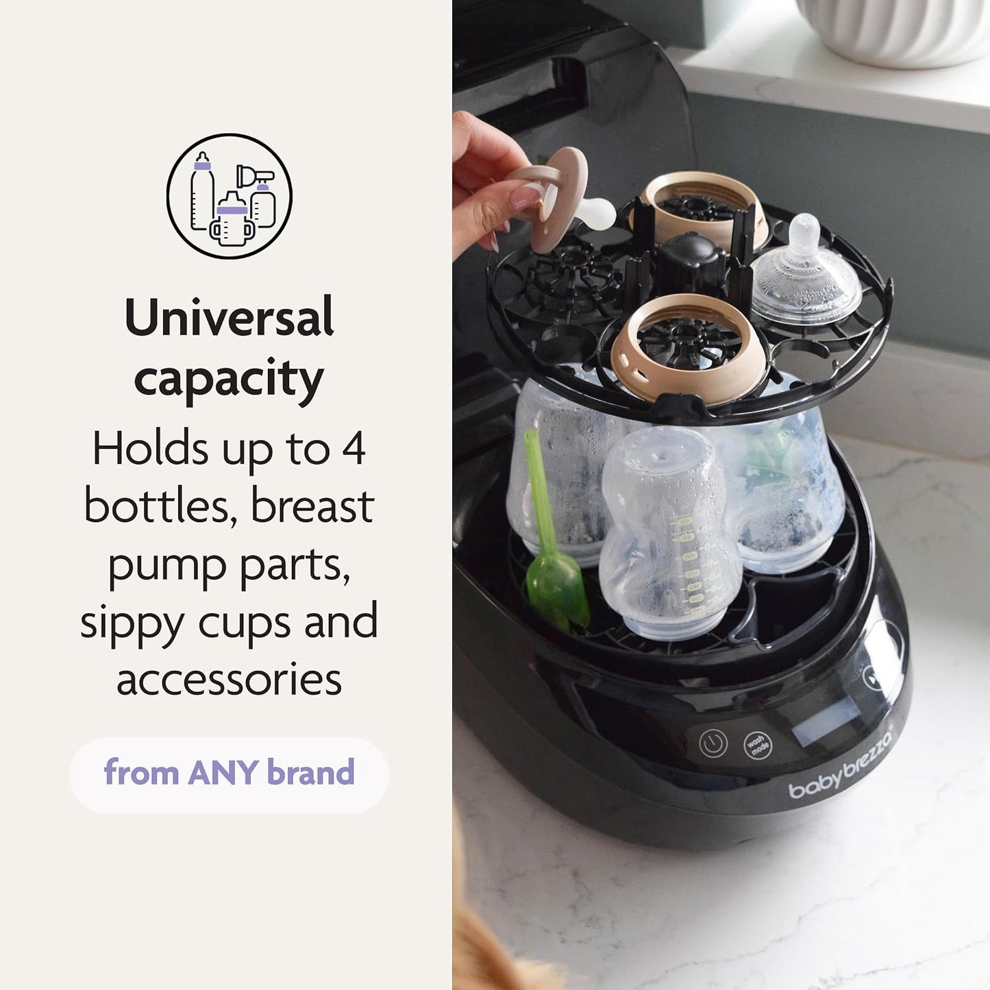 Automatic Baby Bottle Washer, Steriliser & Dryer for Bottles and Accessories