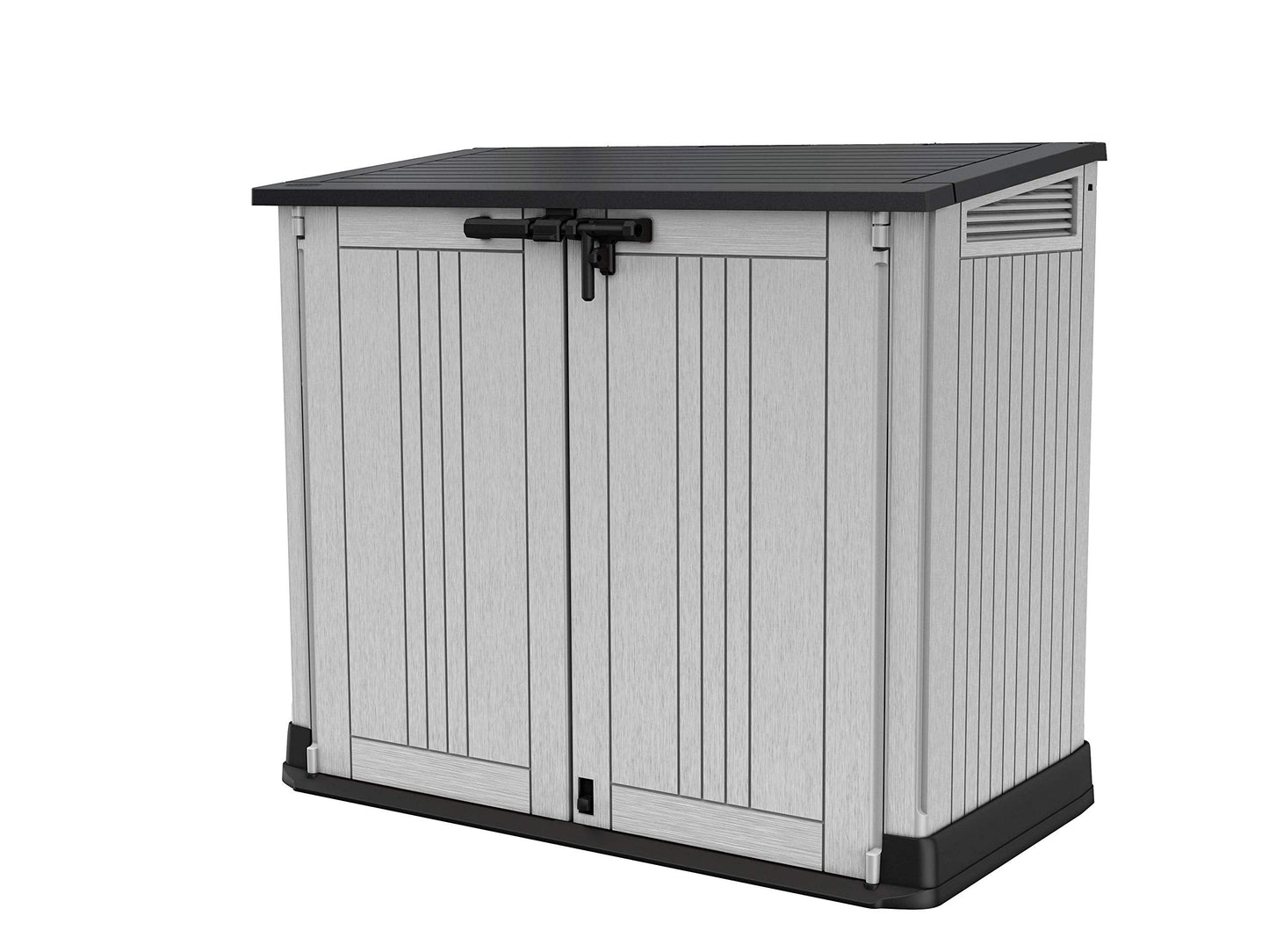 880L Outdoor Garden Storage Shed with Lockable Doors & Weatherproof Design