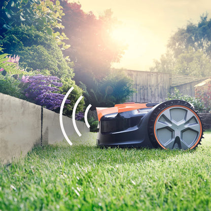 Cordless Robot Lawn Mower with Smart Sensors & Boundary-Free Operation
