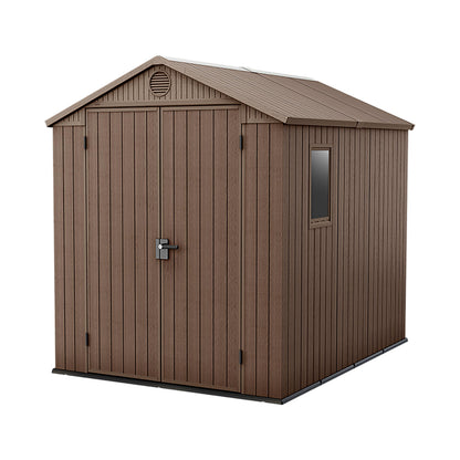 6 x 4 ft Outdoor Garden Storage Shed with Double Doors, Floor & Ventilation