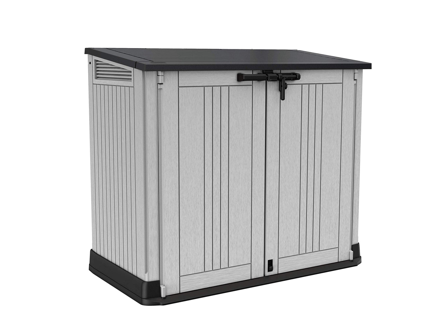 880L Outdoor Garden Storage Shed with Lockable Doors & Weatherproof Design