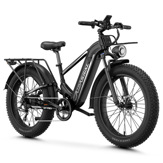 750W Electric Fat Tire Bike with 48V Battery, Hydraulic Disc Brakes & Front Basket