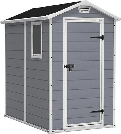 4 Ft. W X 6 Ft. D Apex Outdoor Garden Shed